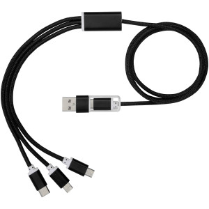 3in1 charging cable with double input Versatile - Reklamnepredmety