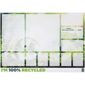 Poznámkový blok A2 z recyklovaného papiera Desk-Mate® - Reklamnepredmety