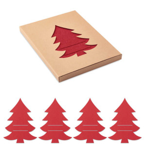 Vianočný obal na príbor TREESGUARD - Reklamnepredmety
