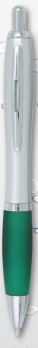 Pen AB 023 S - 6359-50-ze - variant A AB 023 SILVER Green