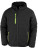 Recyklovaná čierna zimná bunda Compass polstrovaná - RT240_Black_Lime - variant Ls 1000323521
