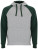 Mikina Badet s kapucňou - RY1058_Heather-Grey-58_Bottle-Green-56 - variant Ls 1000335331