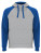 Mikina Badet s kapucňou - RY1058_Heather-Grey-58_Royal-Blue-05 - variant Ls 1000335328