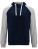 Mikina Badet s kapucňou - RY1058_Navy-Blue-55_Heather-Grey-58 - variant Ls 1000335334