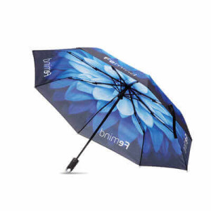 MU2005 - 21" 3 fold umbrella with clip handle - Reklamnepredmety