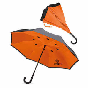 MU3009 - 23" reversible, windproof umbrella - Reklamnepredmety
