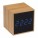 Desk clock with black display and blue LED display - 4246213-1 - variant