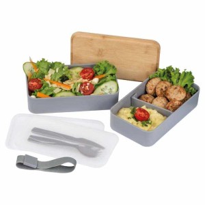 Lunchbox with two compartments - Reklamnepredmety