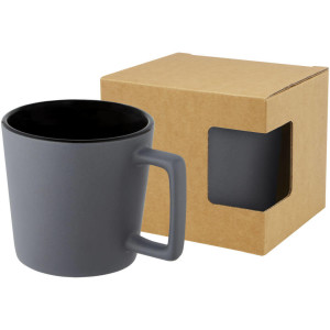 Cali 370 ml ceramic mug with matt finish - Reklamnepredmety