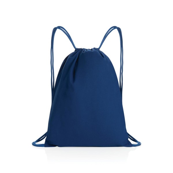 Impact AWARE™ Recycled cotton drawstring backpack 145gr