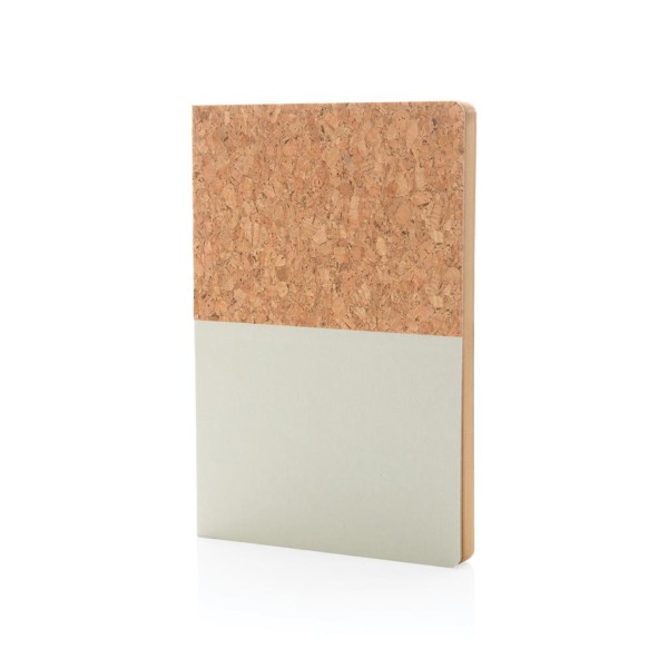 A5 cork & kraft notebook