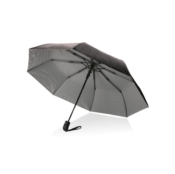 21" Impact AWARE™ RPET Pongee bi color mini umbrella