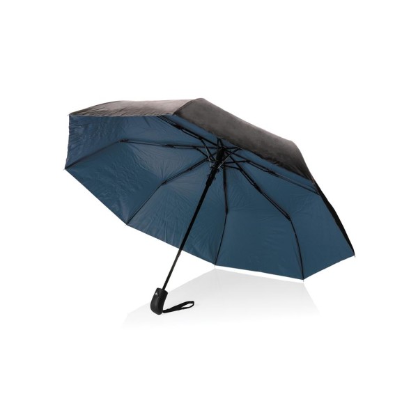 21" Impact AWARE™ RPET Pongee bi color mini umbrella