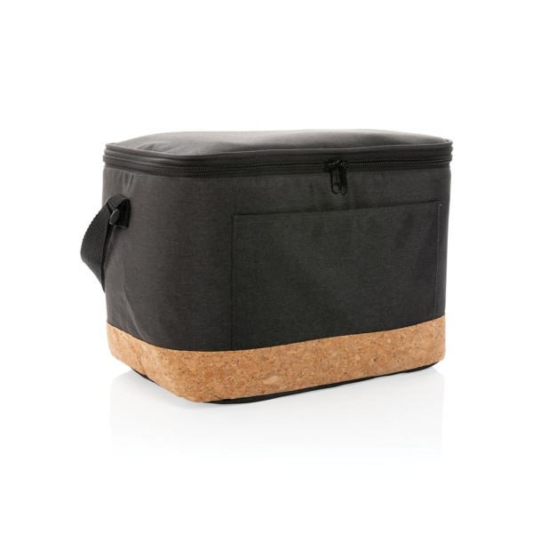 Impact AWARE™ XL RPET two tone cooler bag w/cork detail