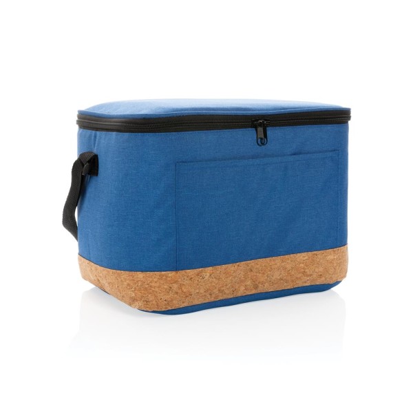 Impact AWARE™ XL RPET two tone cooler bag w/cork detail