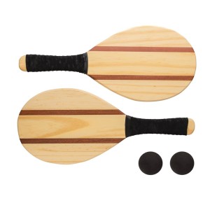 Wooden frescobol tennis set - Reklamnepredmety