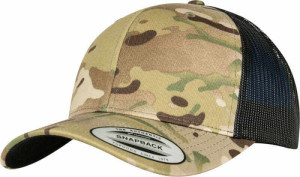 6 panelová šiltovka Retro Cap Multicam® - Reklamnepredmety