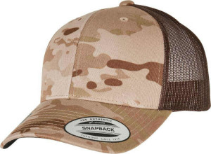 6 panelová šiltovka Retro Cap Multicam® - Reklamnepredmety