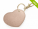 Kľúčenka z umelej kože Boutique Heart - hrosegold - variant