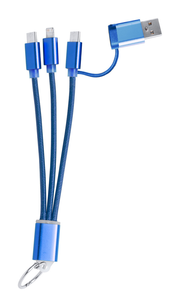 USB nabíjecí kabel s přívěškem na klíče