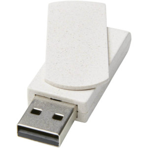 USB flash disk z pšeničnej slamy s kapacitou 4 GB Rotate - Reklamnepredmety