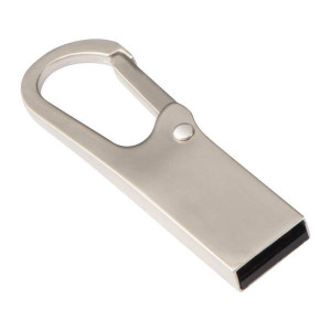 Metal USB stick with carabiner - 4GB - Reklamnepredmety