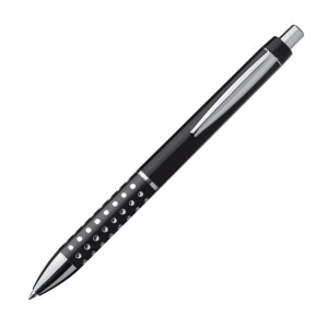 Plastic ball pen with sparkling dot grip zone - Reklamnepredmety