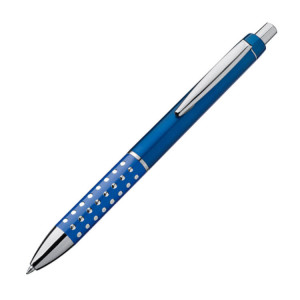 Plastic ball pen with sparkling dot grip zone - Reklamnepredmety