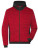 Pánska zateplená flísová bunda - JN1844_Red-Melange_Black - variant Ls 1000333481