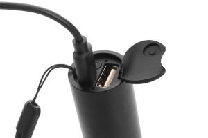 Rechargeable metal flashlight SCHWARZWOLF ZAGROS - Reklamnepredmety