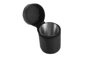 Liqueur flask, cups  and  funnel  SCHWARZWOLF TAHAT - Reklamnepredmety