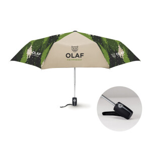 Ø95 cm/21″ custom foldable umbrella with automatic opening and closing - Reklamnepredmety