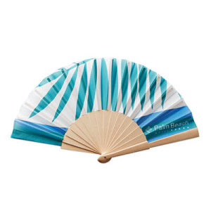 Wooden hand fan - Reklamnepredmety