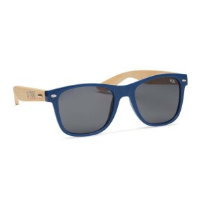 Custom sunglasses with bamboo temples (UV400) - Reklamnepredmety