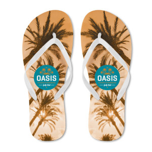 Single layer beach slippers - Reklamnepredmety