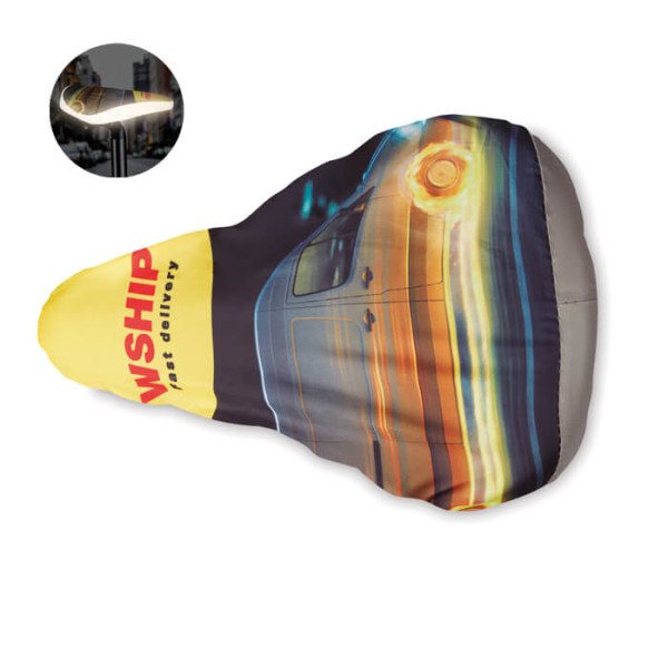 Reflective saddle cover