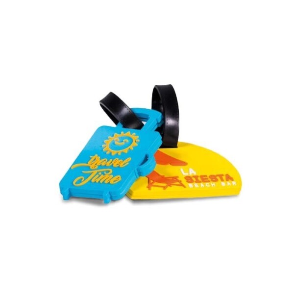 Custom-shaped soft PVC luggage tag (max. 100 × 100 mm)