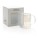 Deluxe double wall electroplated glass mug - p433.110__p_500 - variant XD P433.110