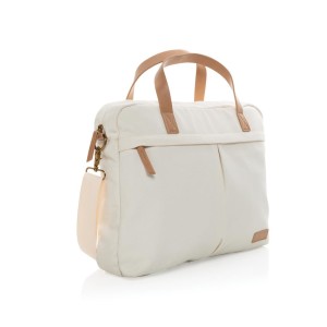 Impact AWARE™ 16 oz. recycled canvas laptop bag - Reklamnepredmety