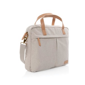 Impact AWARE™ 16 oz. recycled canvas laptop bag - Reklamnepredmety