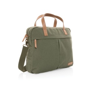 Impact AWARE™ 16 oz. recycled canvas laptop bag - Reklamnepredmety