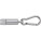 Aluminium mini torch with carabiner - mini-lampa-karabinerrel-ezust--432009-32--300 - variant Gi 432009-32