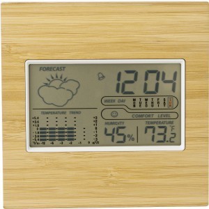 Bamboo weather station - Reklamnepredmety