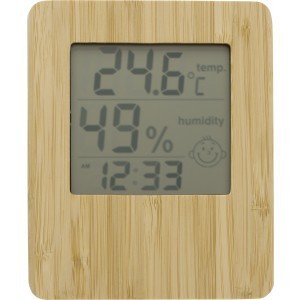 Bamboo weather station - Reklamnepredmety