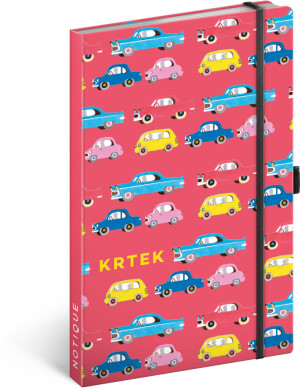 NOTIQUE Notes Mole Cars, lined, 13 x 21 cm - Reklamnepredmety