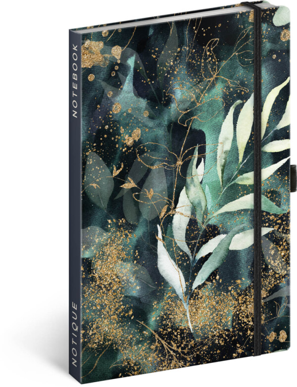 NOTIQUE Notes Eucalyptus, lined, 13 x 21 cm
