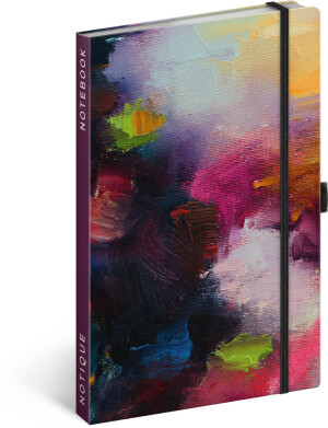 NOTIQUE Notes Pink painting, lined, 13 x 21 cm - Reklamnepredmety