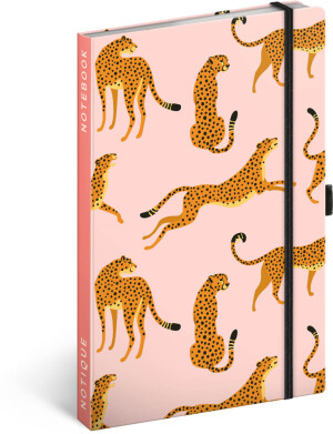 NOTIQUE Notes Leopardy, linkovaný, 13 x 21 cm - Reklamnepredmety
