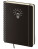 Twin L notebook, lined, black - bw424-04 - variant