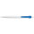 White plastic ball pen with coloured clip - 1865604 - variant M 1865604